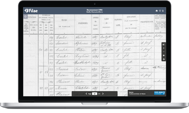 Aisne : le recensement de 1906 est indexé