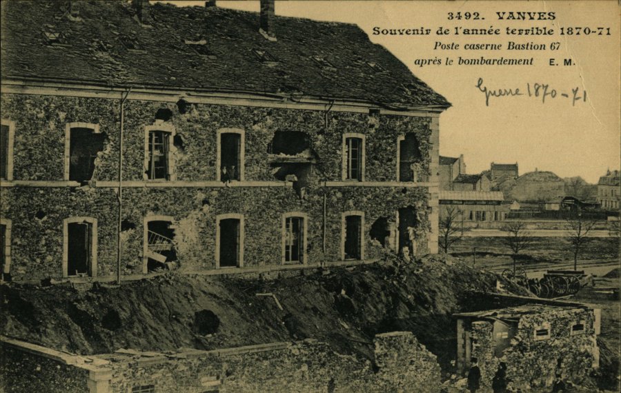 Vanves en 1870 1871 la caserne bombardée