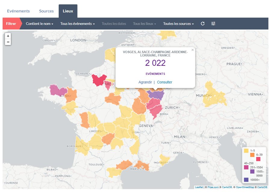 recherche par lieu