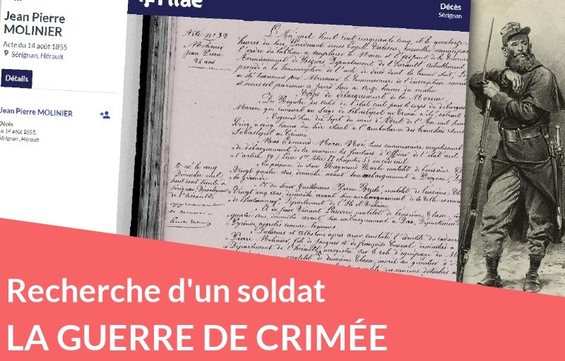 Avez-vous un ancêtre soldat mort en Crimée ?