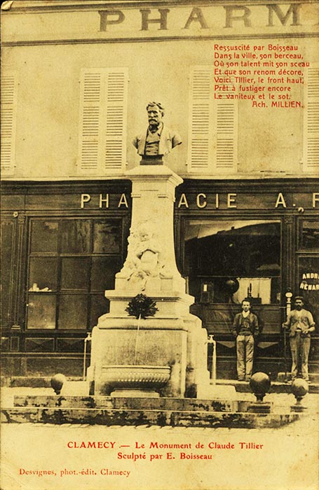 Monument de Claude Tillier à Clamecy