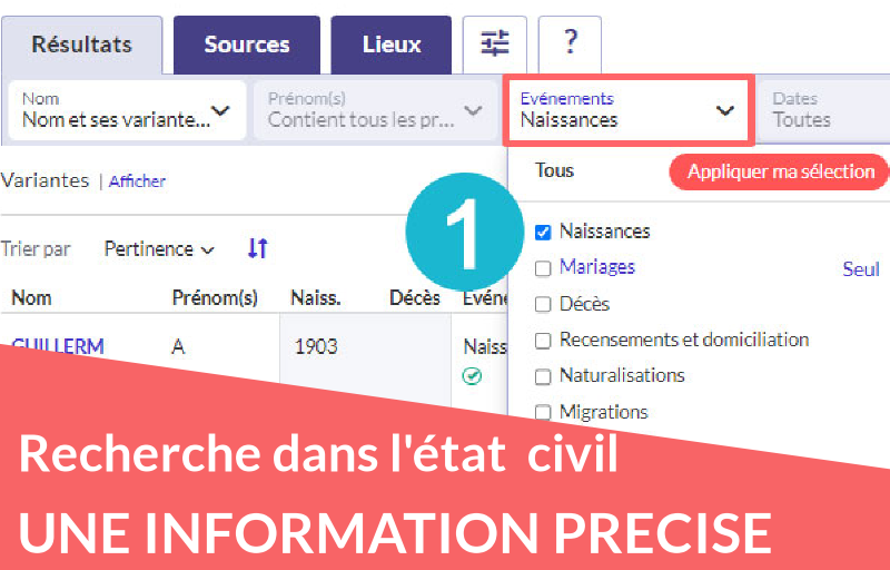 Astuces et conseils : trouver une information précise dans l’état civil