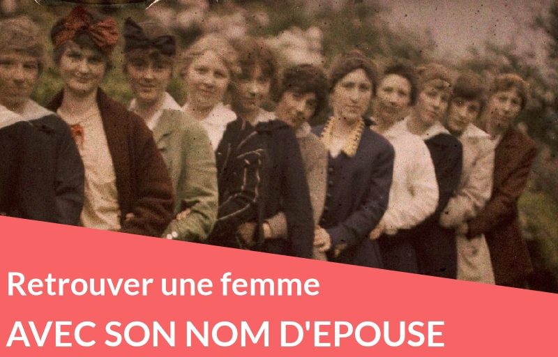 Retrouver une femme dont on a seulement le nom d’épouse