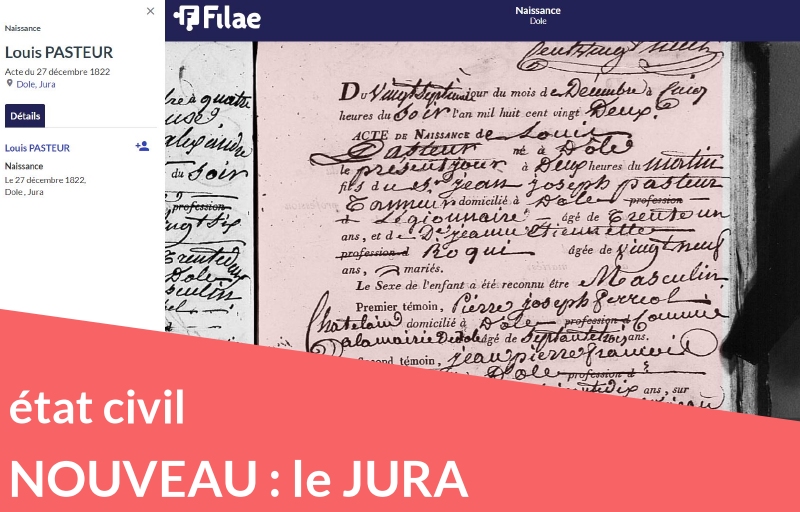Nouveau : état civil du Jura
