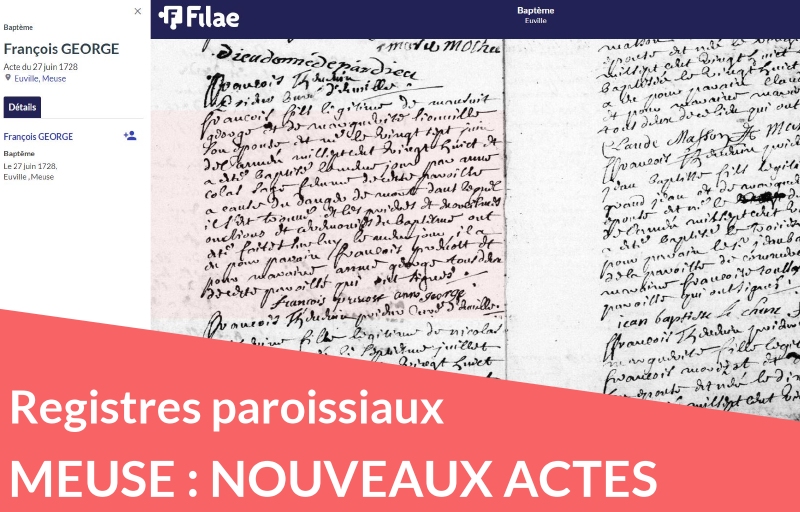Et de 10 ! nouveaux registres paroissiaux de la Meuse