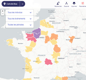 carte des ancêtres