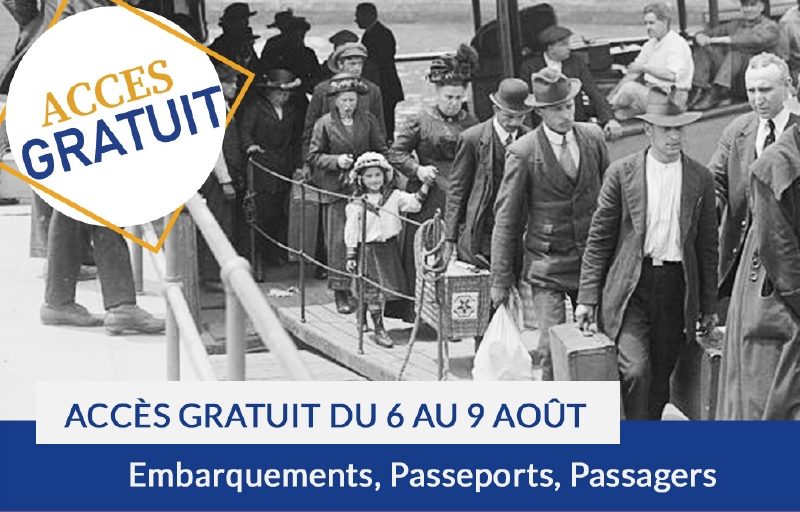 Accès gratuit aux embarquements, passeports et passagers du 6 au 9 août 2020