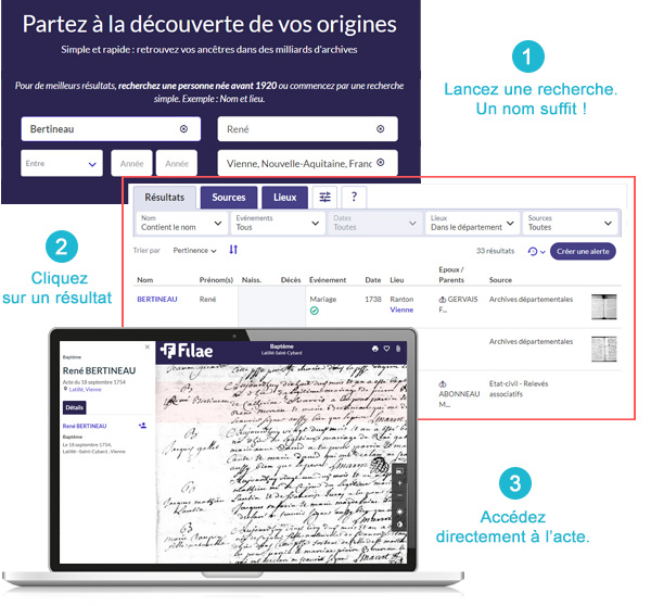 consultation des indexations d'archives