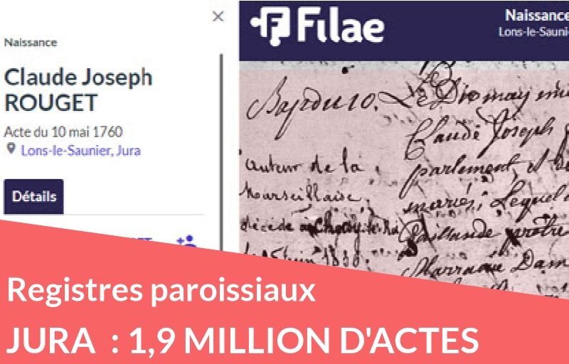 Nouveau : registres paroissiaux du Jura Nouveau : registres paroissiaux du Jura