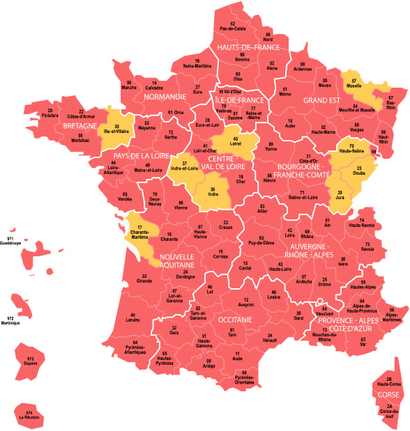relevés juillet 2021