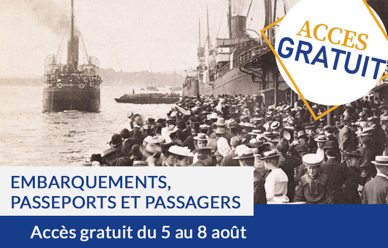 Accès gratuit : Embarquements, Passeports, Passagers