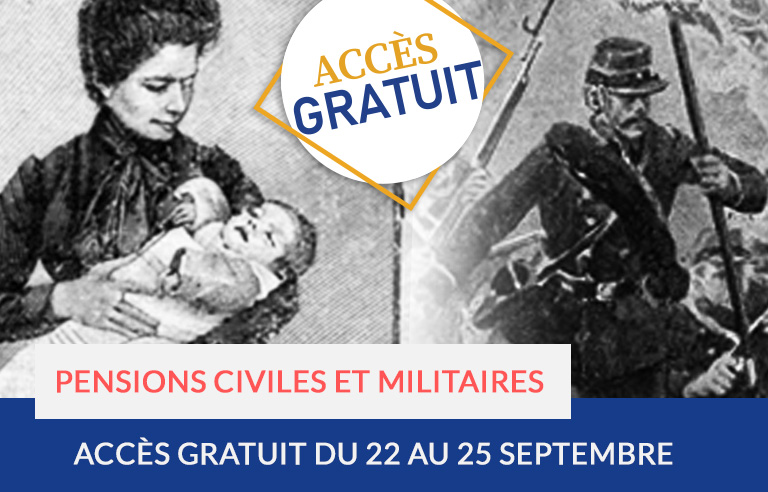 Accès gratuit : pensions civiles et militaires