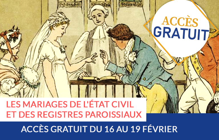 Accès gratuit aux mariages