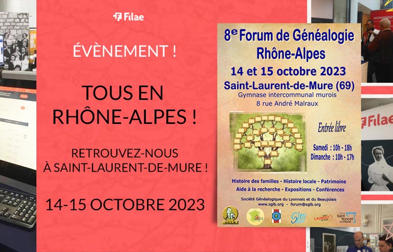  8e forum de Généalogie Rhône-Alpes