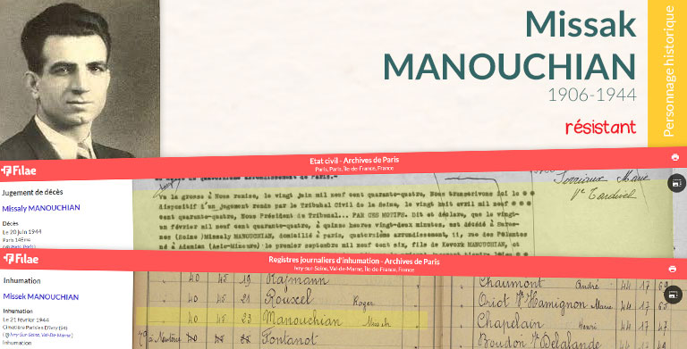 A la recherche de Missak Manouchian dans les archives