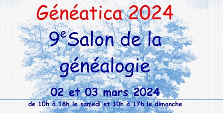 Salon de généalogie en Belgique 2 et 3 mars 2024