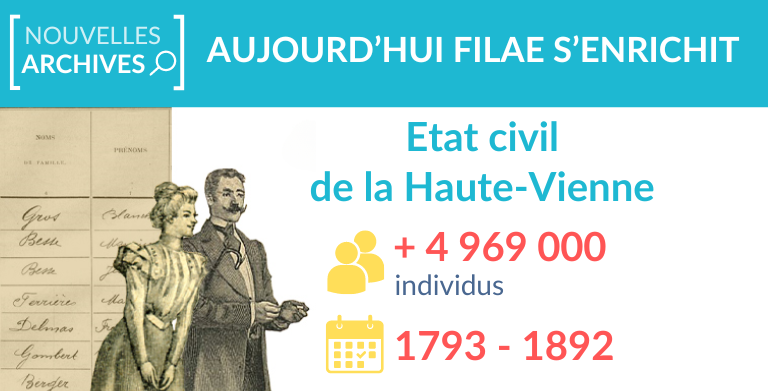 État civil de la Haute-Vienne : les indexations enrichies des conjoints et parents