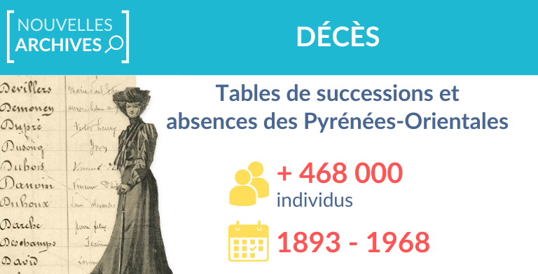 Nouvelles archives : Les tables de successions et absences des Pyrénées-Orientales