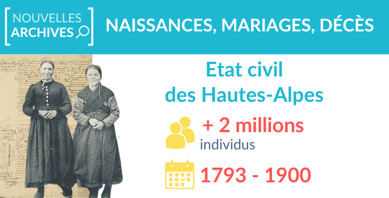 Etat civil des Hautes-Alpes : 2 millions d’individus ajoutés Etat civil des Hautes-Alpes : 2 millions d’individus ajoutés