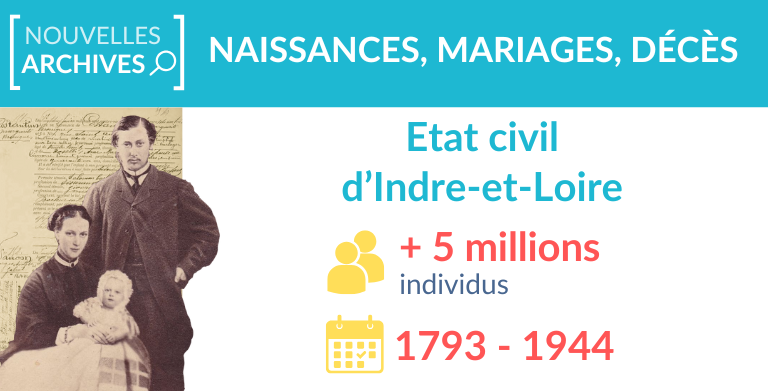 Etat civil d’Indre-et-Loire : 5 millions d’individus ajoutés