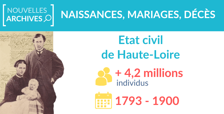 Etat civil de Haute-Loire : 3,9 millions d’individus ajoutés