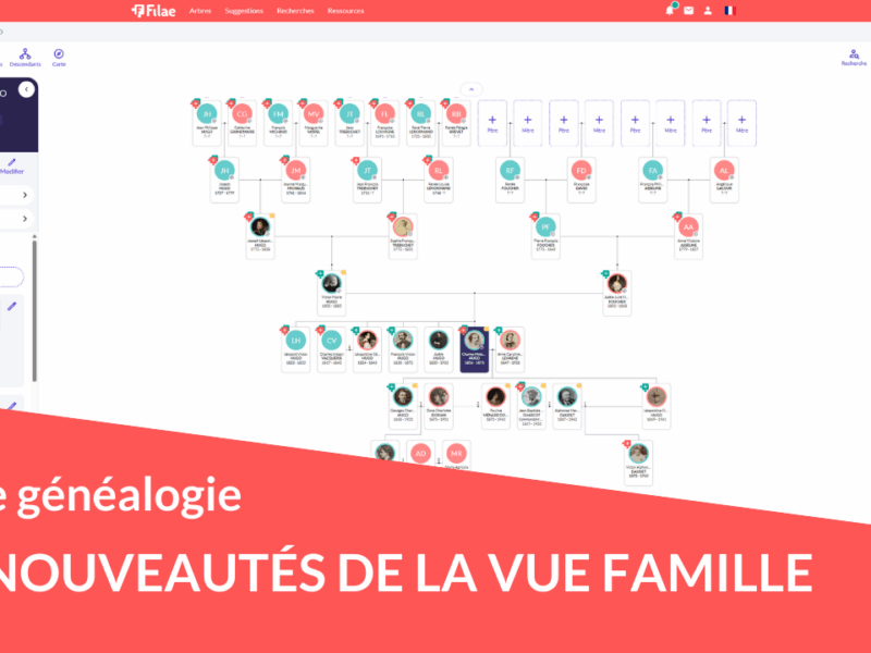Evolution et nouveautés de la vue Famille