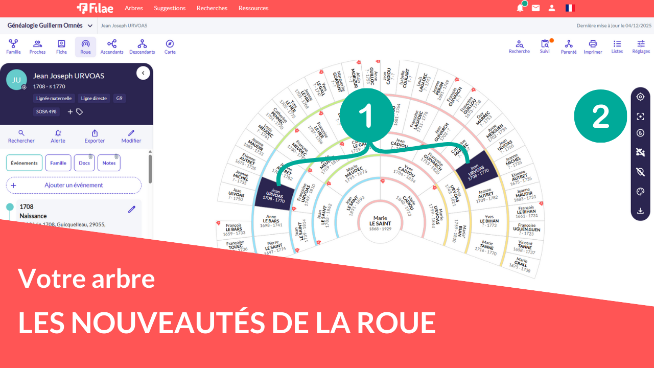 Du nouveau pour la Roue ascendante !